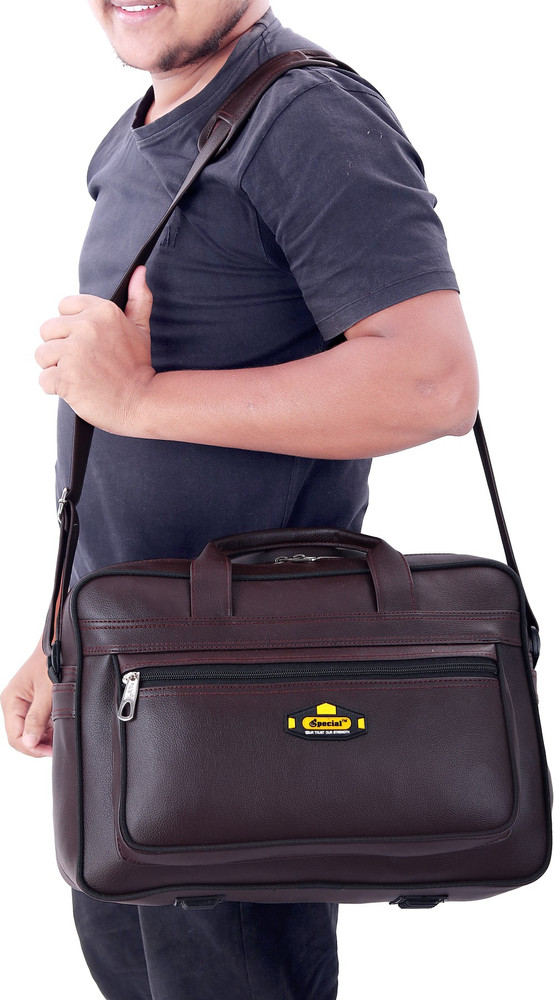 Flipkart SPECIAL Office Bag for Men Women Brown Messenger