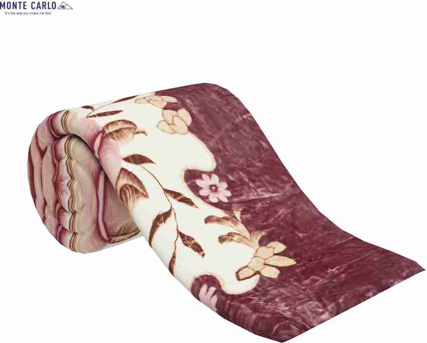 ADVENTURE Floral Double Mink Blanket for Heavy Winter - Buy ADVENTURE  Floral Double Mink Blanket for Heavy Winter Online at Best Price in India