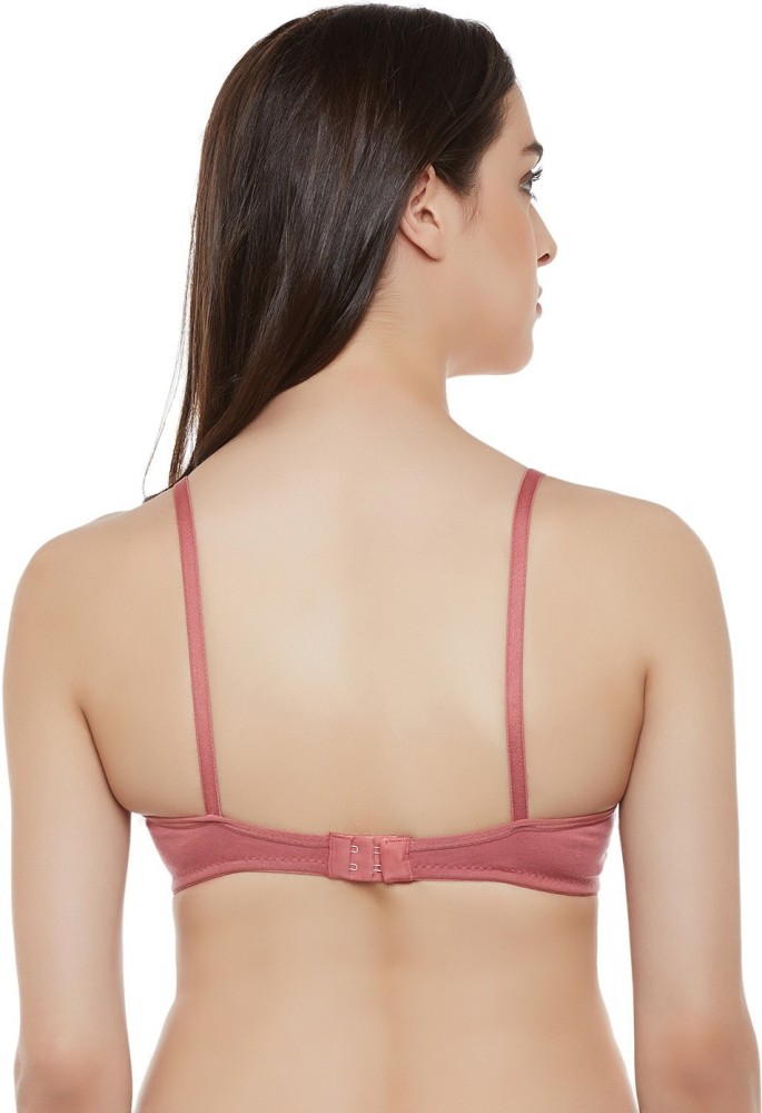 Clovia Cotton Rich Non-Padded Non-Wired Bra With Double Layered