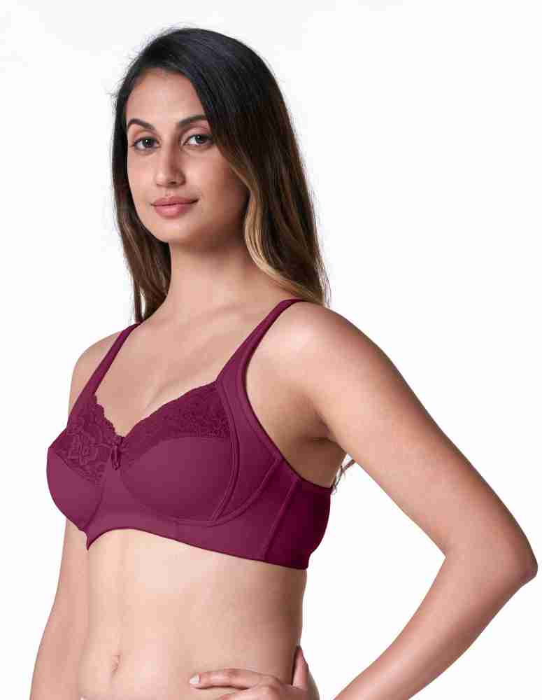 Buy BLOSSOM ME NON PADDED NON WIRED FUCHSIA BRA for Women Online in India