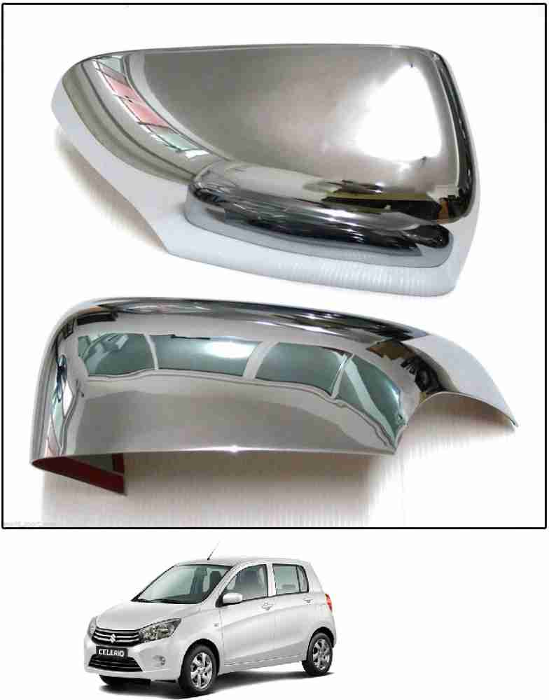 RS ENTERPRISES CARS Car Chrome Finish Mirror Cover Set of 2 For Maruti  Suzuki Celerio Plastic Car Mirror Cover Price in India - Buy RS ENTERPRISES CARS  Car Chrome Finish Mirror Cover