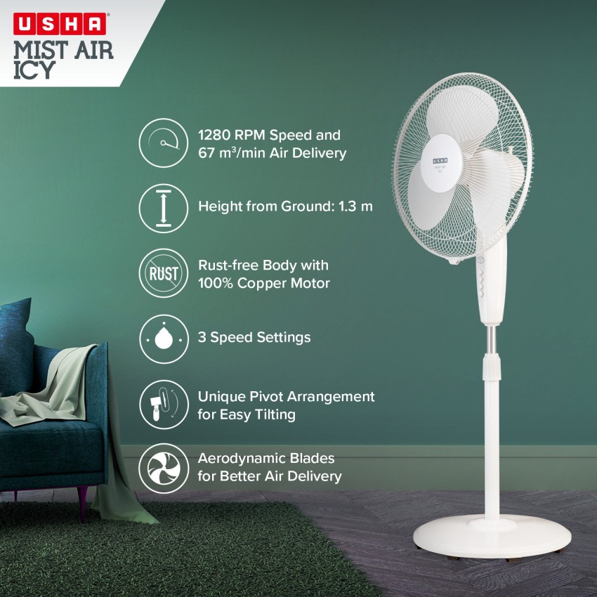 Usha mist air deals icy