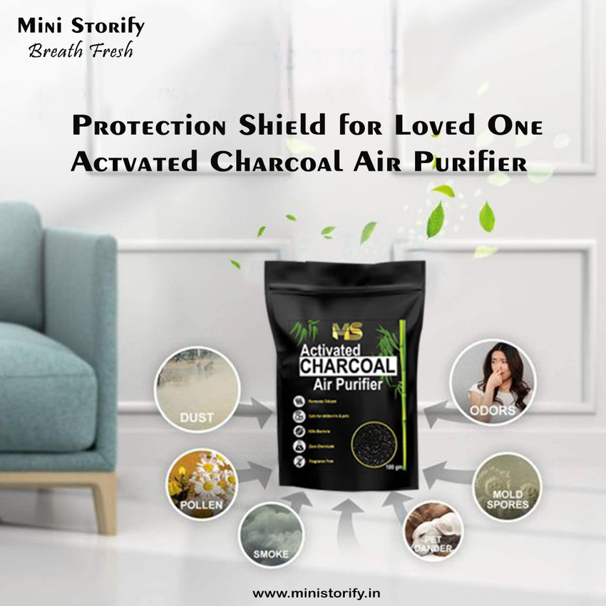 Dust absorbing shop charcoal bags