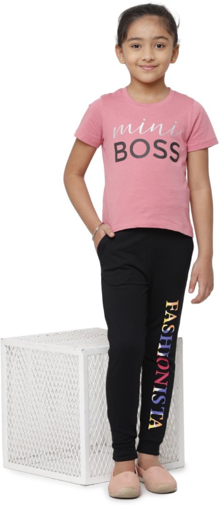 De Moza Track Pant For Girls Price in India - Buy De Moza Track Pant For  Girls online at