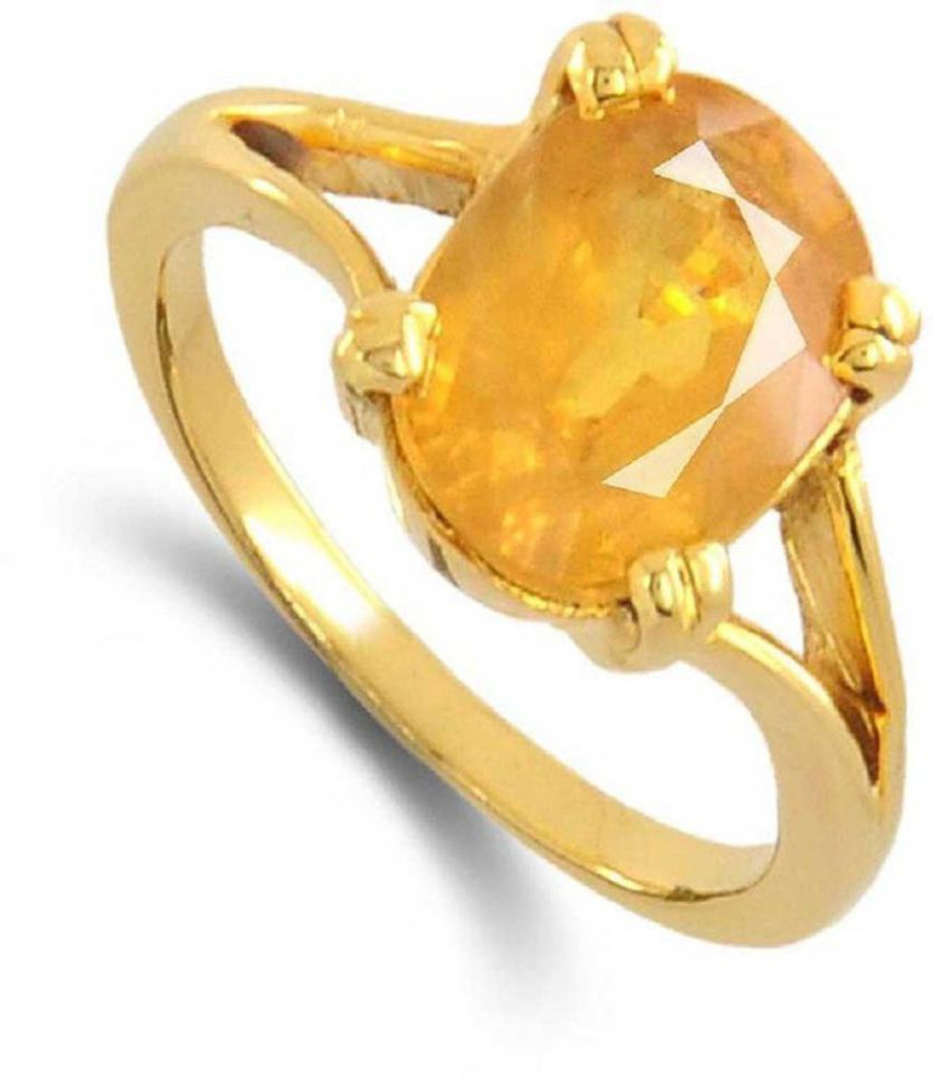Pukhraj stone ring new arrivals online shopping