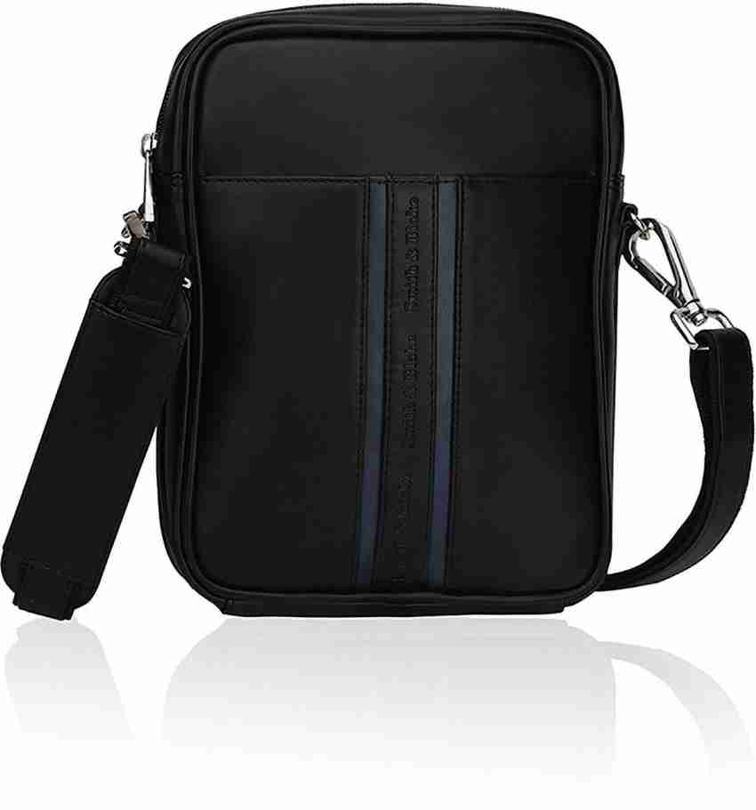 Smith Blake Black Shoulder Bag Linea Cross Body Black and Navy