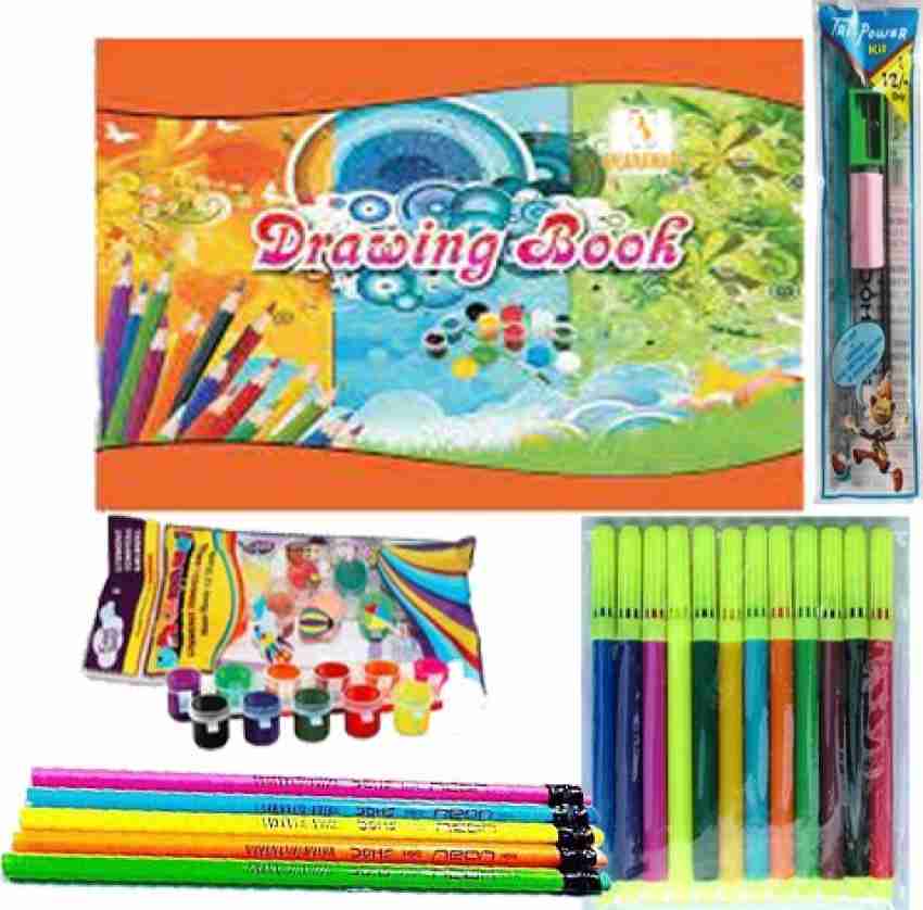  anjanaware Drawing Set For Kids, Writing kit, Painting Kit, Art Set