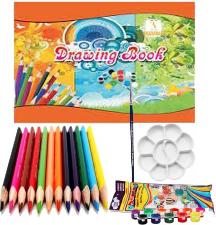 anjanaware Colours Set / Painting Set / Drawing Set / Fancy Dairy