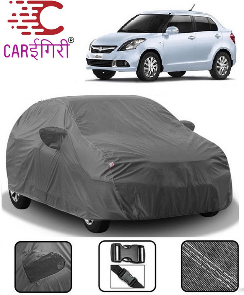 Carigiri Car Cover For Maruti Swift Dzire With Mirror Pockets
