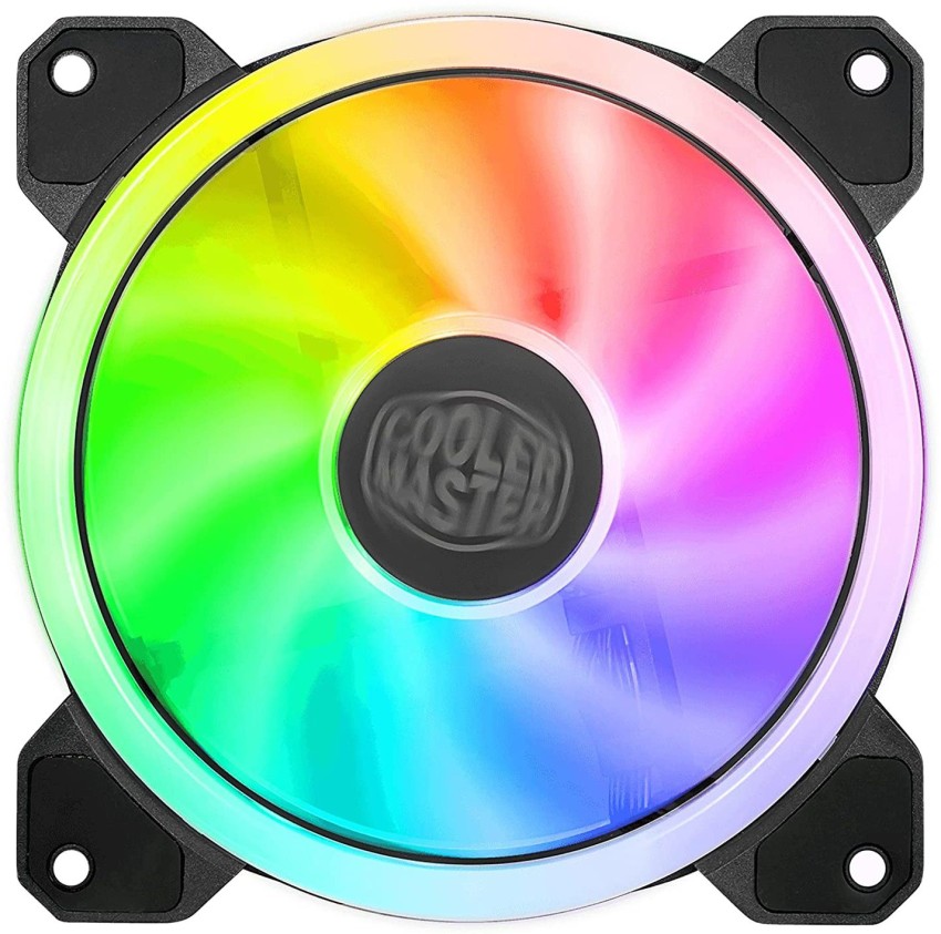 3 Ventole 120mm PWM Dual Halo Slim RGB Rainbow Addressable 1200RPM