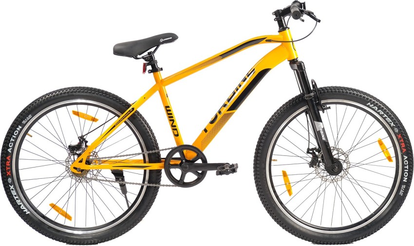 turbine WIND YELLOW 26T 26 T Mountain Cycle Price in India Buy turbine WIND YELLOW 26T 26 T Mountain Cycle online at Flipkart