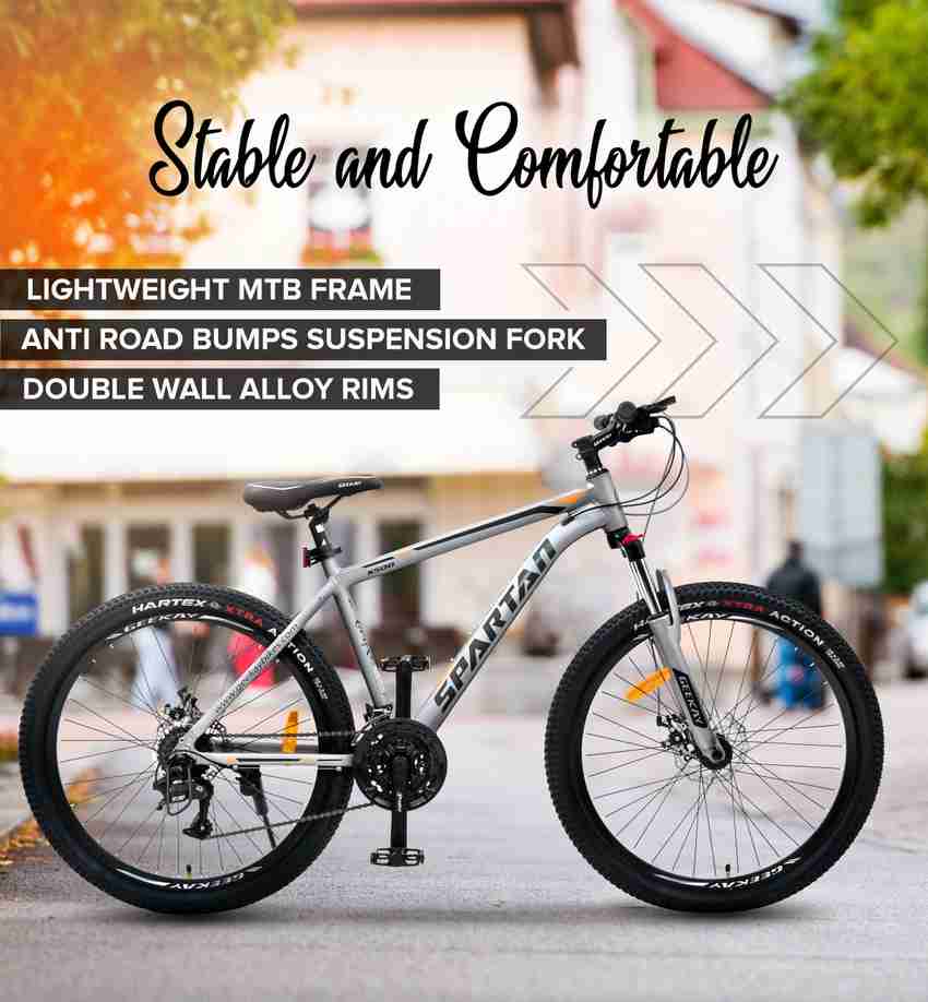 Mountain bike deals with lockout suspension