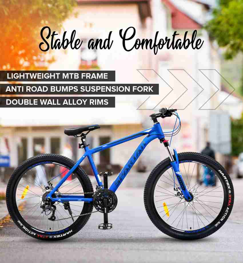 Geekay Spartan Alloy 21 Speed Gear Mountain Bicycle Lockout Fork