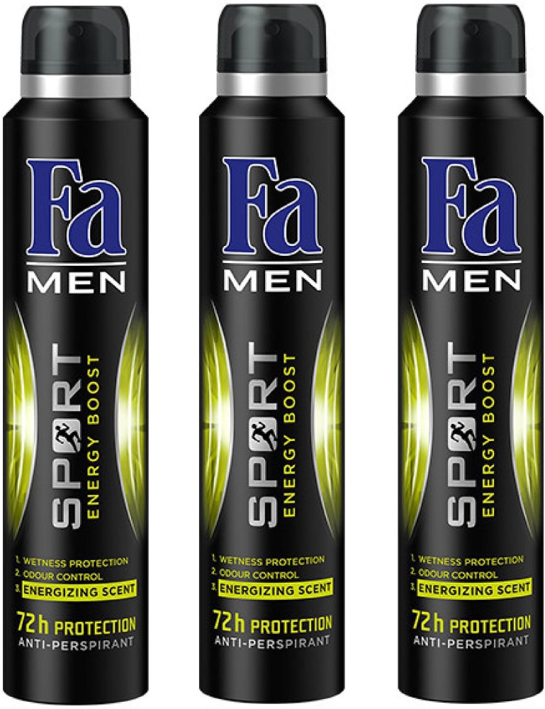FA Energy Boost Deodorant Spray (Pack Of 2) - 200ml Deodorant Spray - For  Men & Women - Price in India, Buy FA Energy Boost Deodorant Spray (Pack Of  2) - 200ml