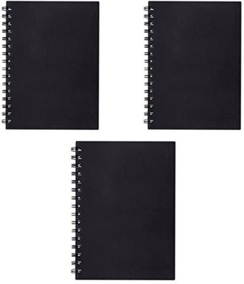 EOOUT 3 Pack A5 Spiral Notebook, Ruled Journal, Hardcover Notebook
