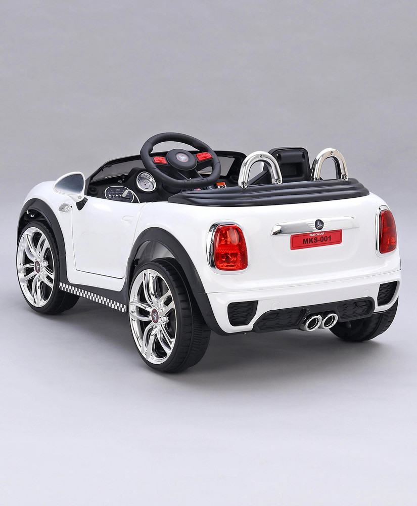 Mini cooper 2 seater 12v deals battery operated electric ride on car