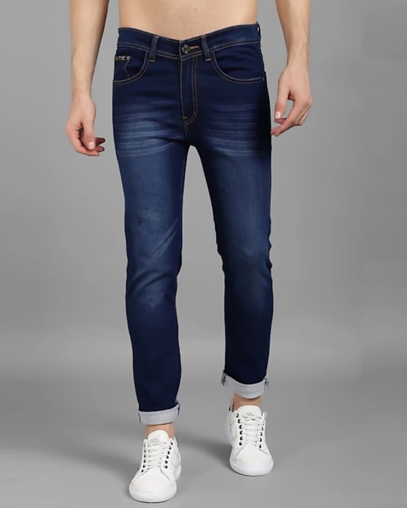 Navy Blue Jeans - Buy Trendy Navy Blue Jeans Online in India