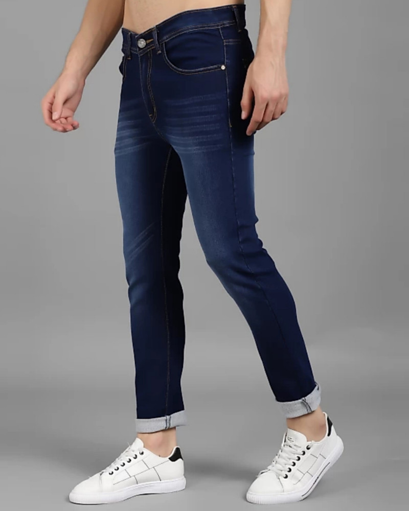 Trendy blue jeans top