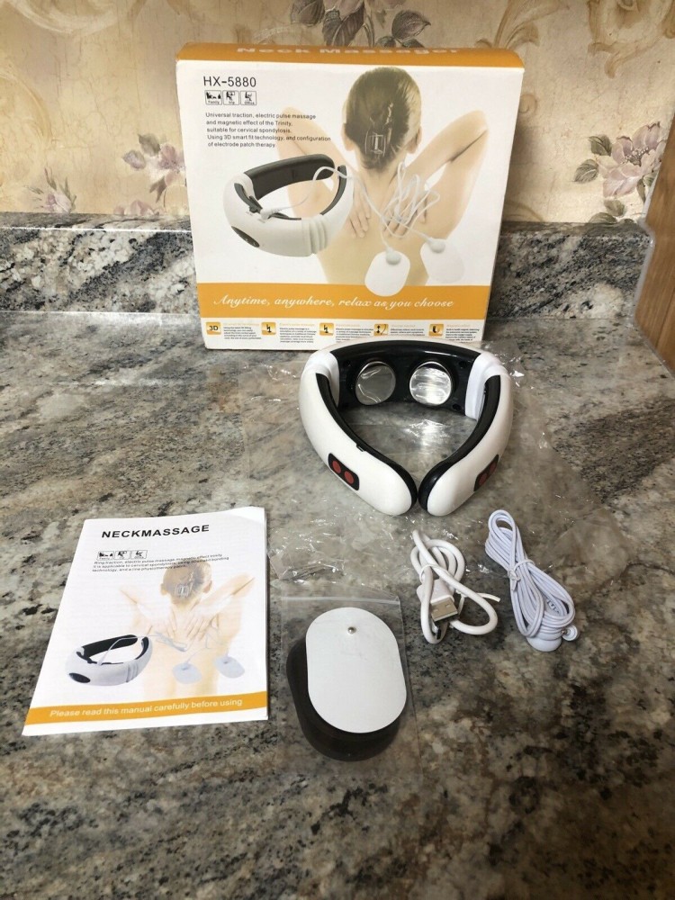 Electric Pulse Back Neck Massager Pain Relief