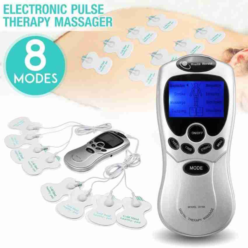 TENS Unit Muscle Stimulator with 4 Electrode Pads, 8 Modes