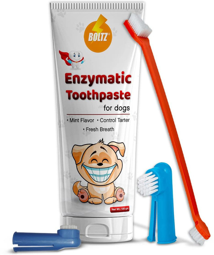 Enzymatic shop dog toothpaste