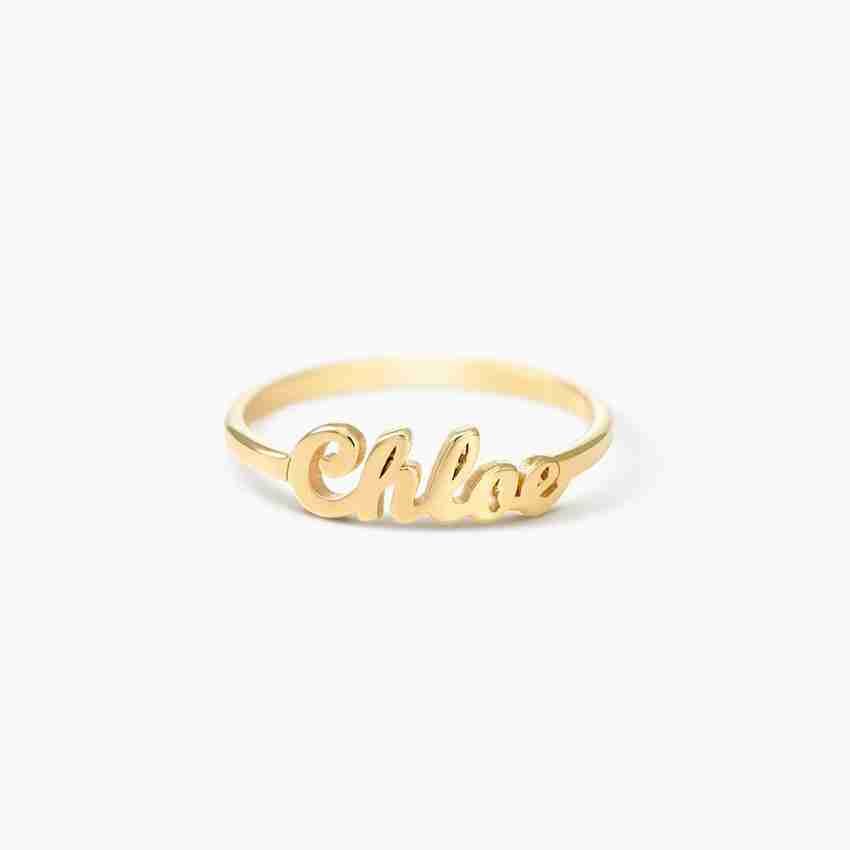 Gold name ring price new arrivals