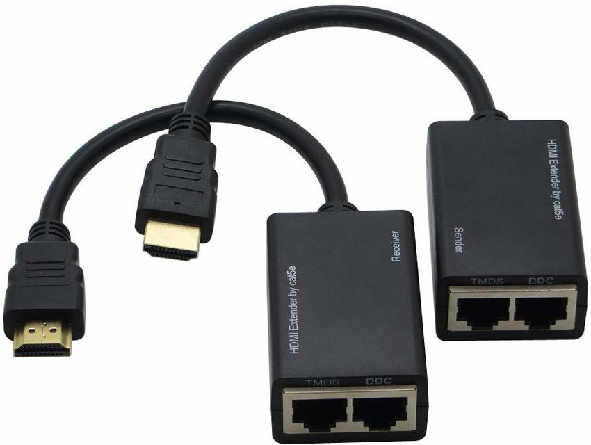 VIBOTON HDMI Extender by cat5e or cat6e Over RJ45 LAN Ethernet