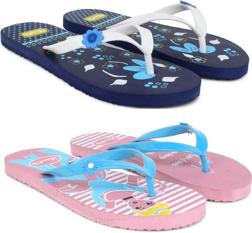 Phonolite Women printed Daily use Hawaii chappal slipper flip flop for women and girls Slippers