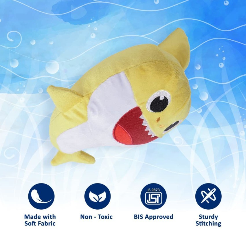 Pinkfong Baby Shark 12 inch Sing & Light Up Shark, for both Boys & Girls  for 1 Year & Above - 7 cm - 12 inch Sing & Light Up Shark, for