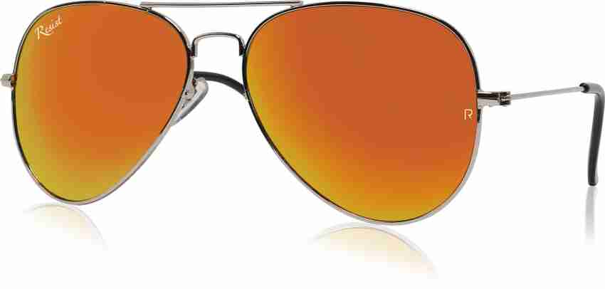 Orange aviator glasses discount