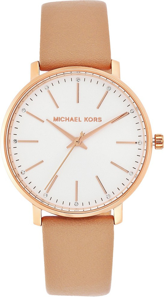 Michael kors pyper leather watch store
