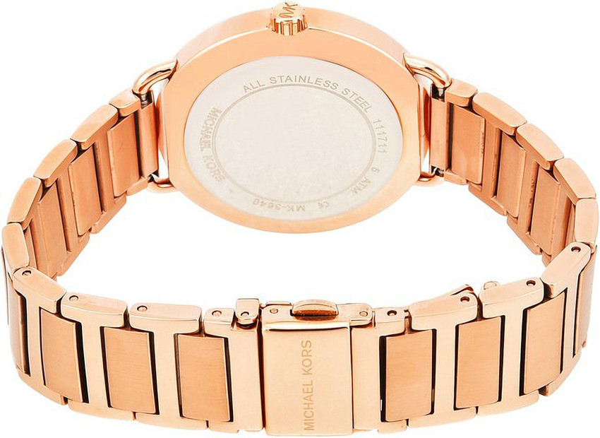 MICHAEL KORS Portia Portia Rose Gold tone Analog Watch For Women Buy MICHAEL KORS Portia Portia Rose Gold tone Analog Watch For Women MK3640 Online at Best Prices in India