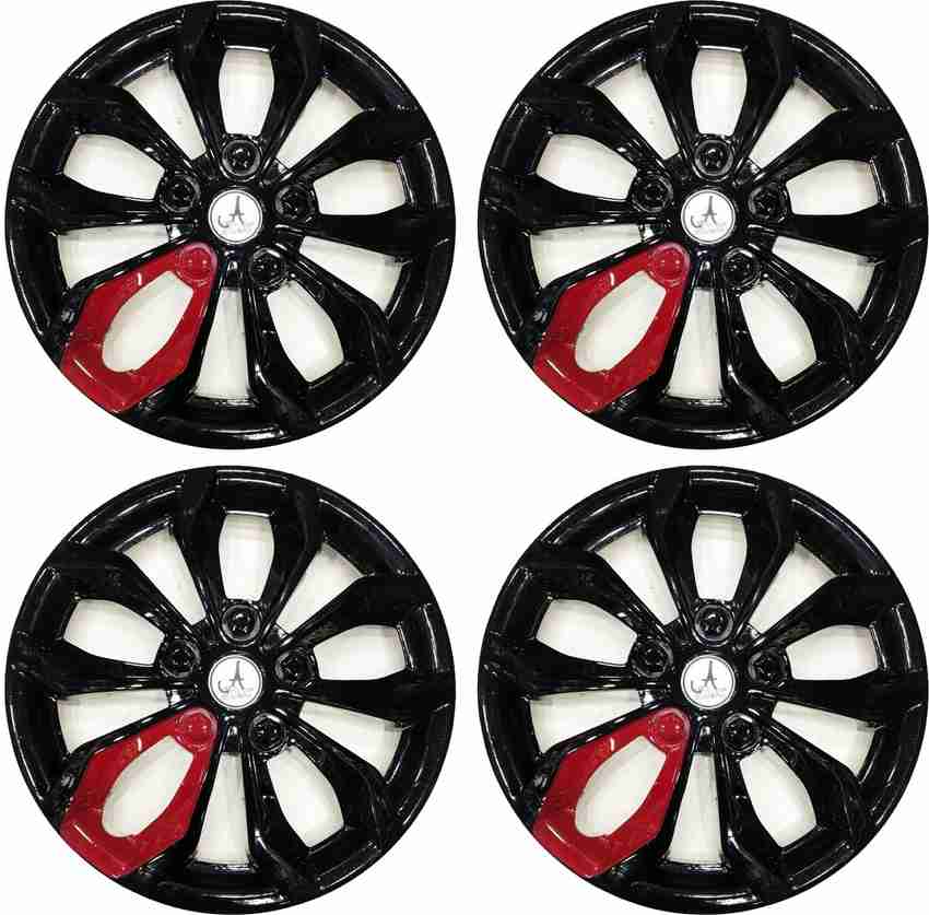 AUTO MART FURY RED STRIP Wheel Cover For Hyundai Accent Price in