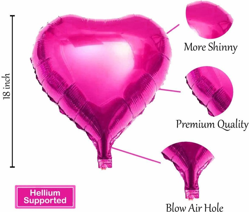 Premium Vector  3 heart shaped pink color balloons.