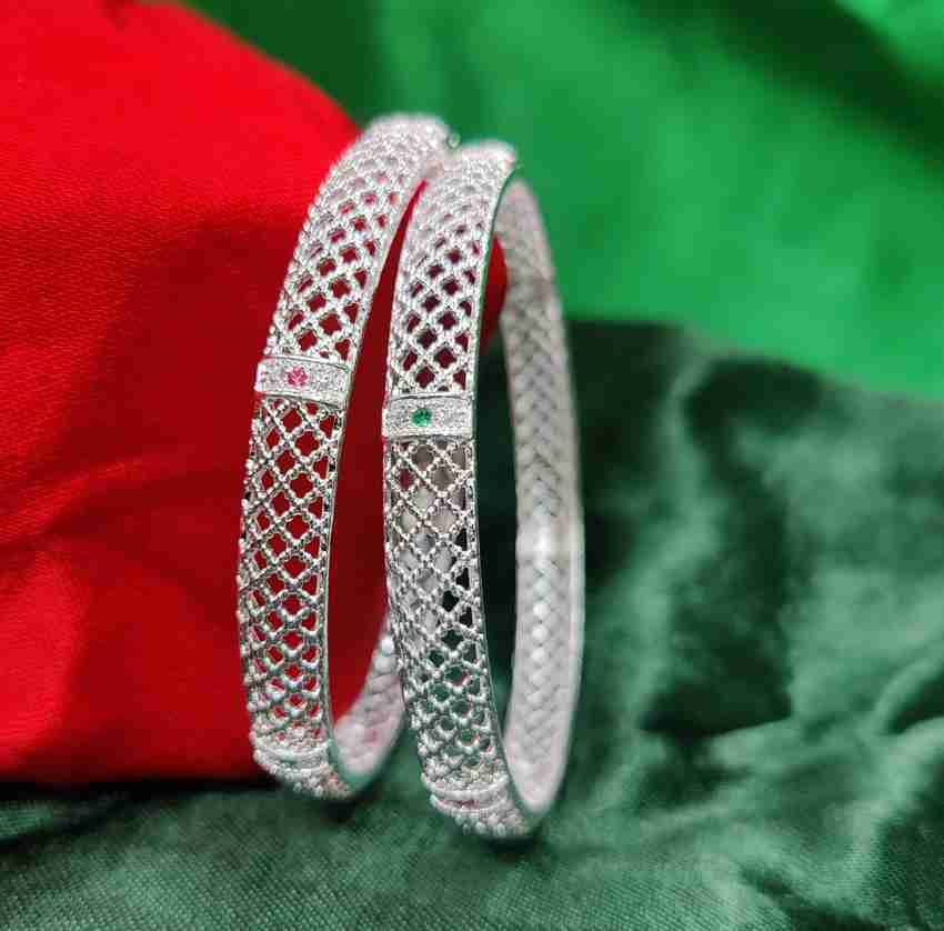 Modern silver bangles outlet
