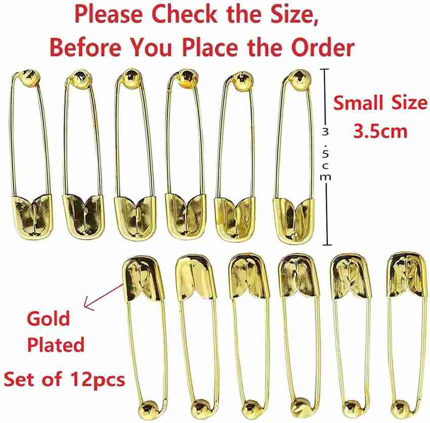 MYYNTI Metal Ball Safety Pins Clothes Pins Saree Pin Multipurpose