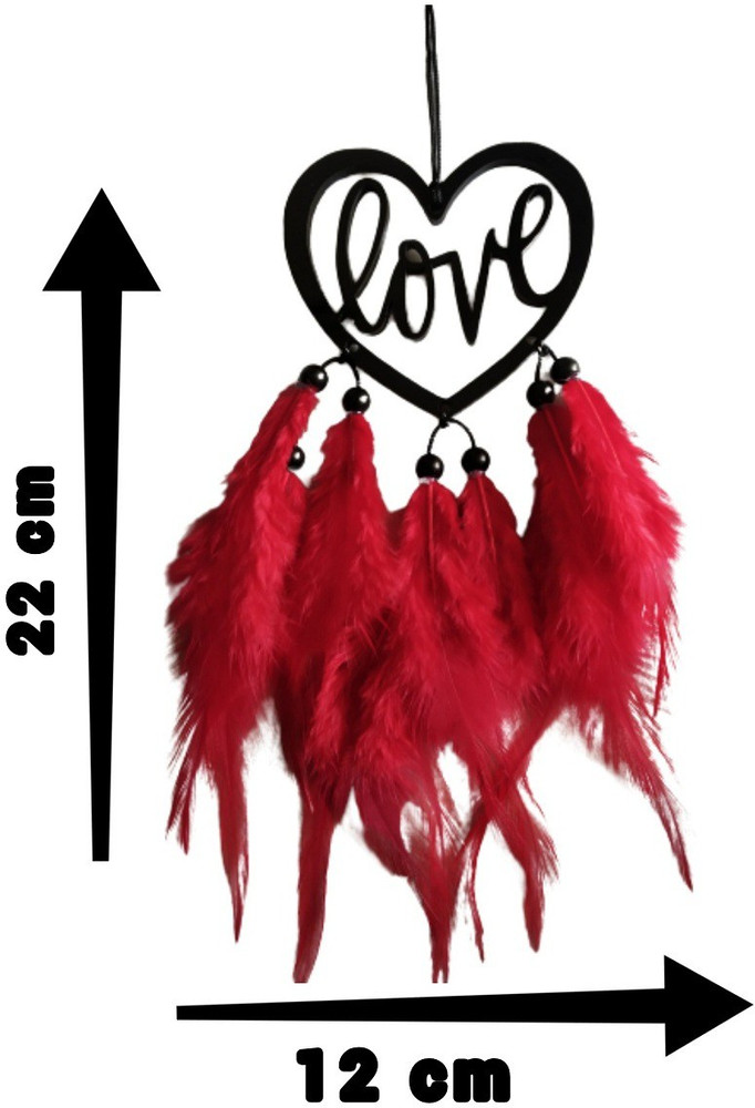 Car top heart hanger