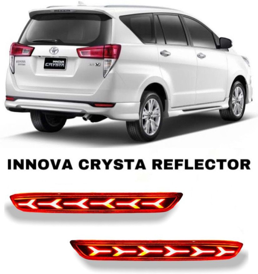 Innova crysta rear bumper reflector new arrivals