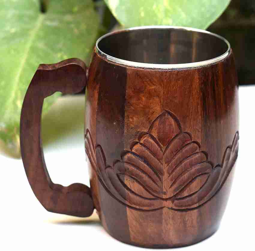 wooden coffee mugs by Mahadev Wood Industries, wooden coffee mugs from  Indore