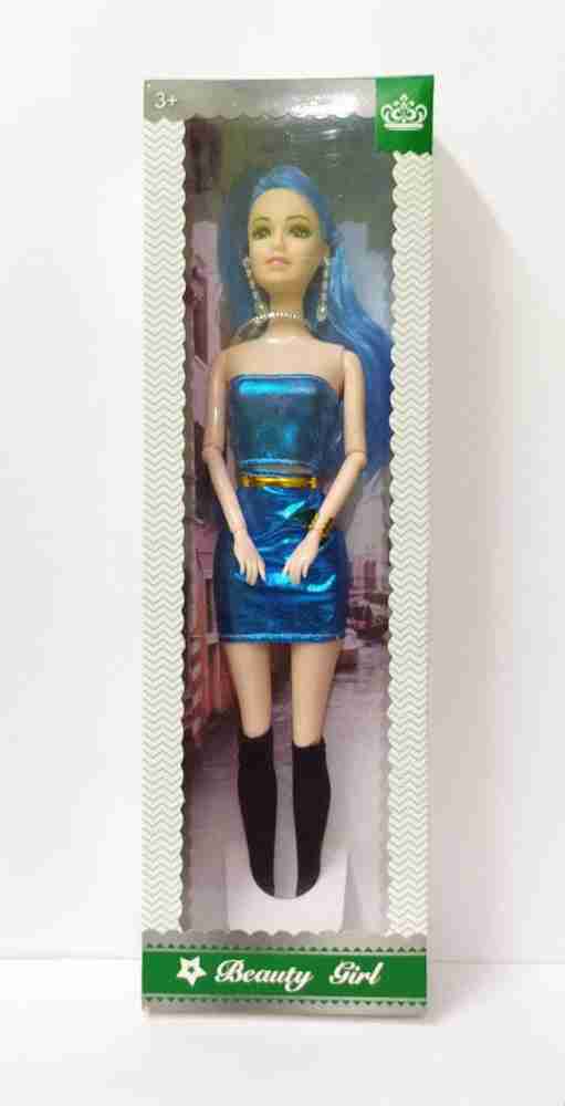 Beauty Girl FOLDABLE DOLL BLUE COLOUR FOLDABLE DOLL BLUE COLOUR