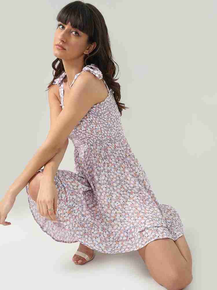 Koovs Women Skater Purple Dress Buy Koovs Women Skater Purple Dress Online at Best Prices in India Flipkart