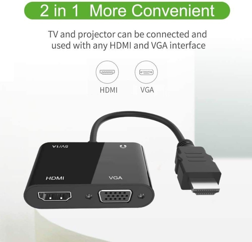 1 hdmi 2 online vga