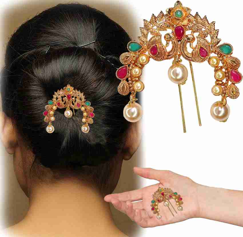 Hair hotsell bun jewelry