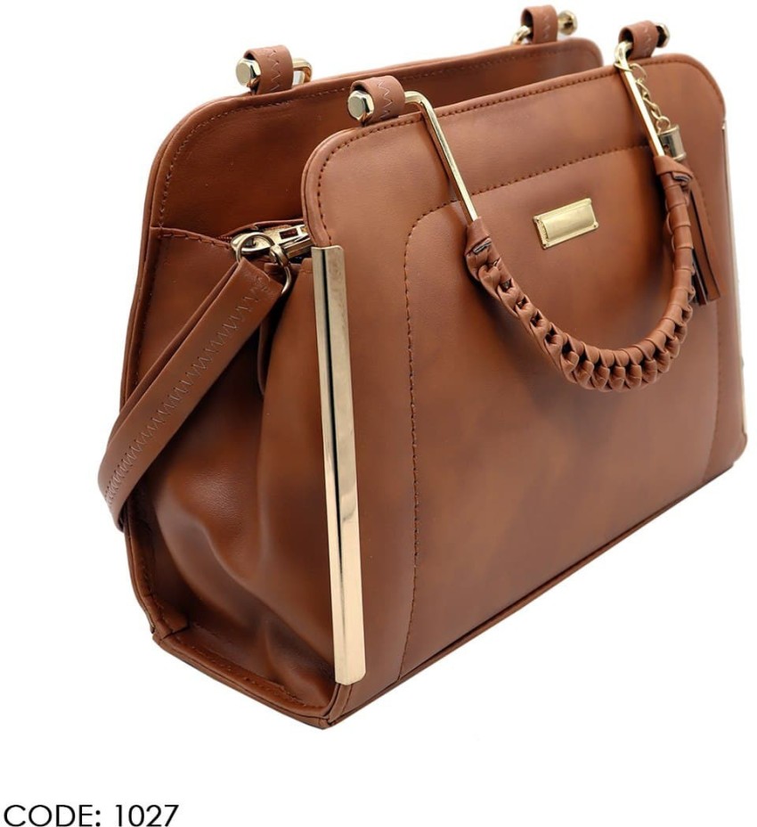 Ladies leather hot sale handbags flipkart