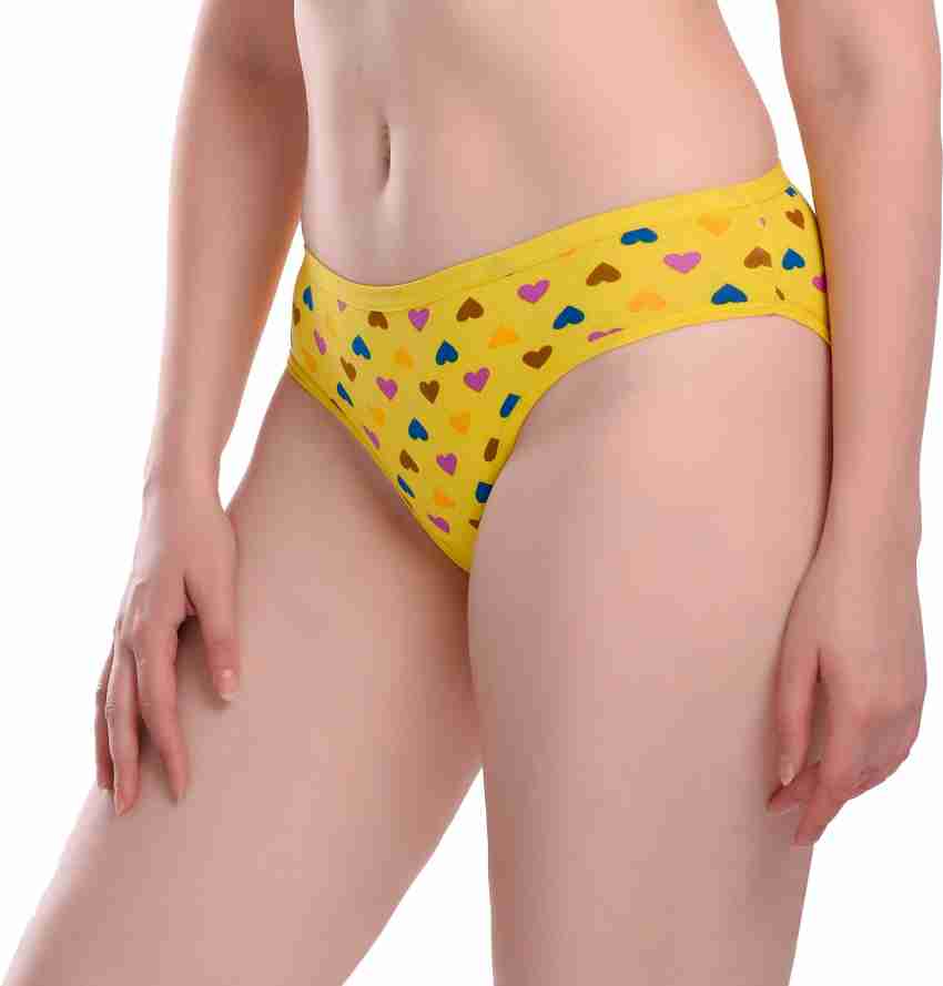Vihira Women Hipster Yellow Panty - Buy Vihira Women Hipster