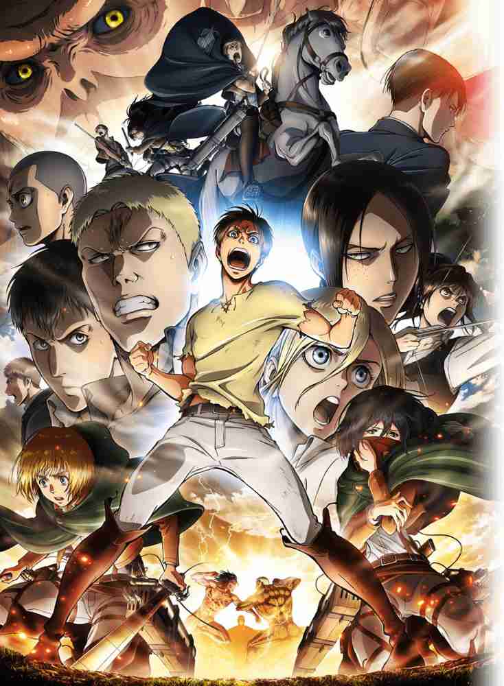 Attack on Titan Poster Anime Manga Art Print Wall Room Decor Shingeki no  Kyojin