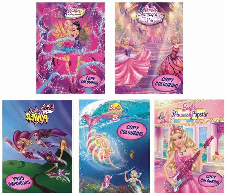 barbie fairy secret coloring pages