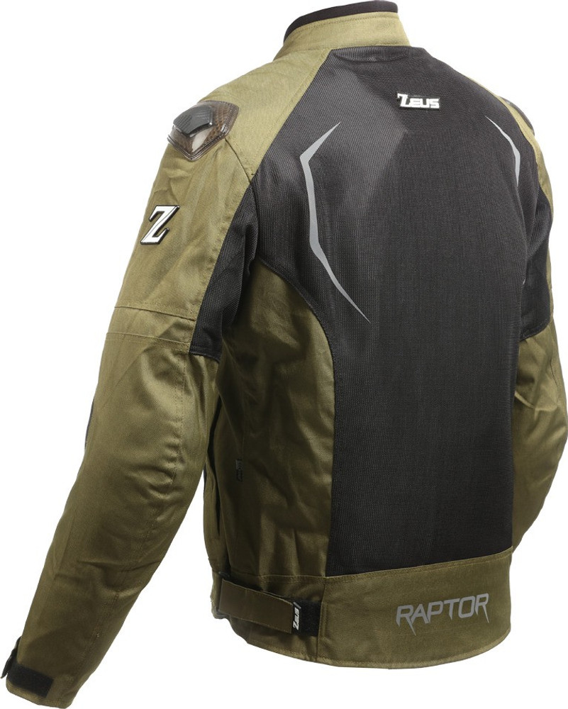 zeus motorcycle gear RAPTOR 5 OLIVE GREEN SMALL Riding Protective