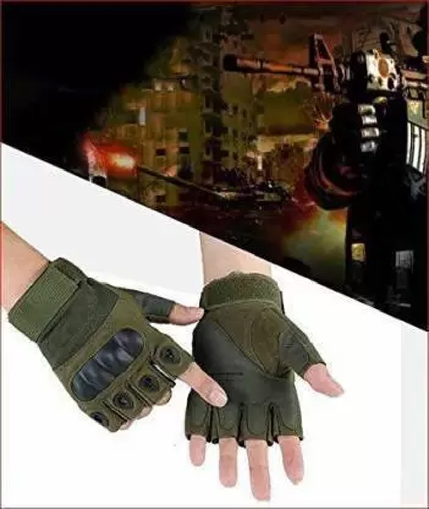 Fingerless outlet gloves army