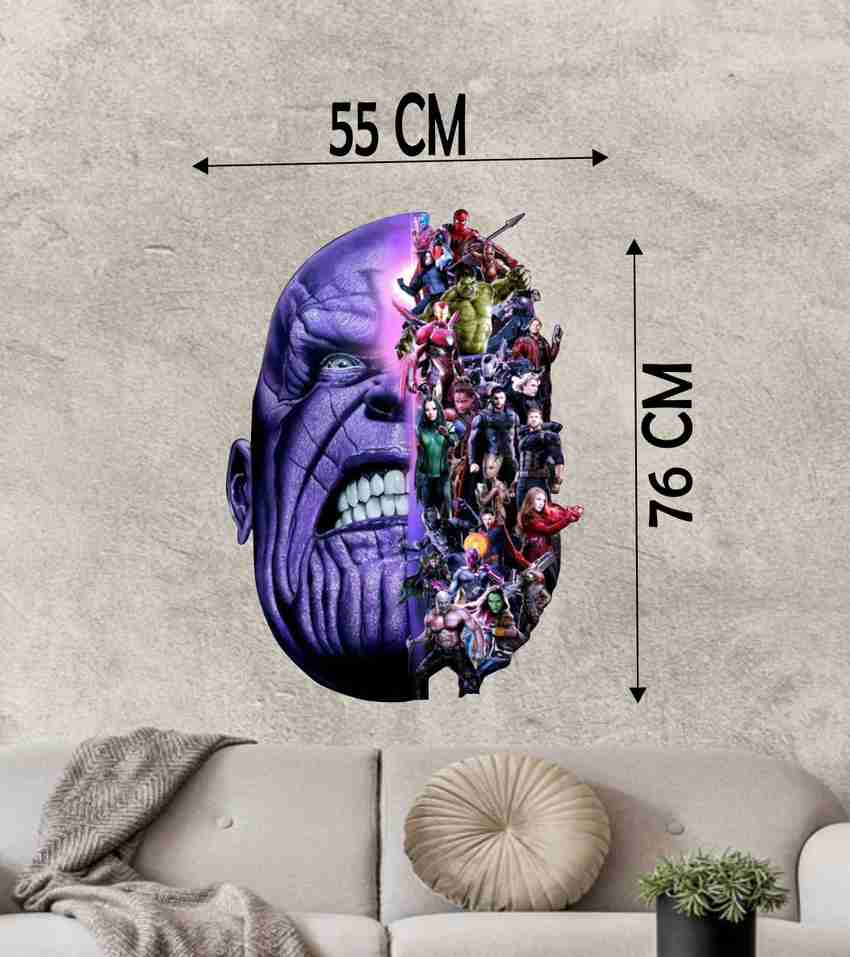 Decals Point 3 cm coolest marvel Self Adhesive Sticker Price in